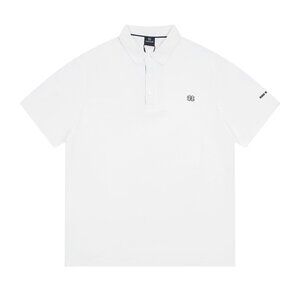 White Lapel Polo Shirt Kolon Sport